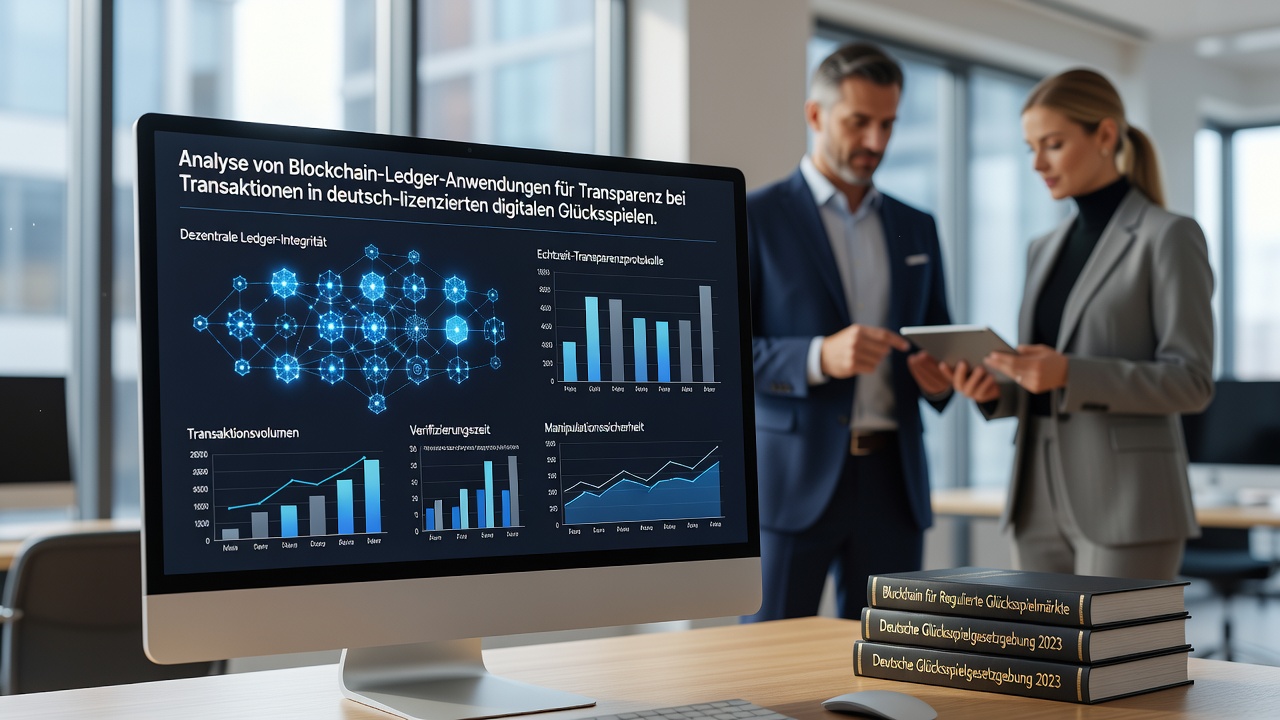 Darstellung von Transaktionsflüssen auf einer Blockchain-Plattform mit Fokus auf deutsche Lizenzanforderungen