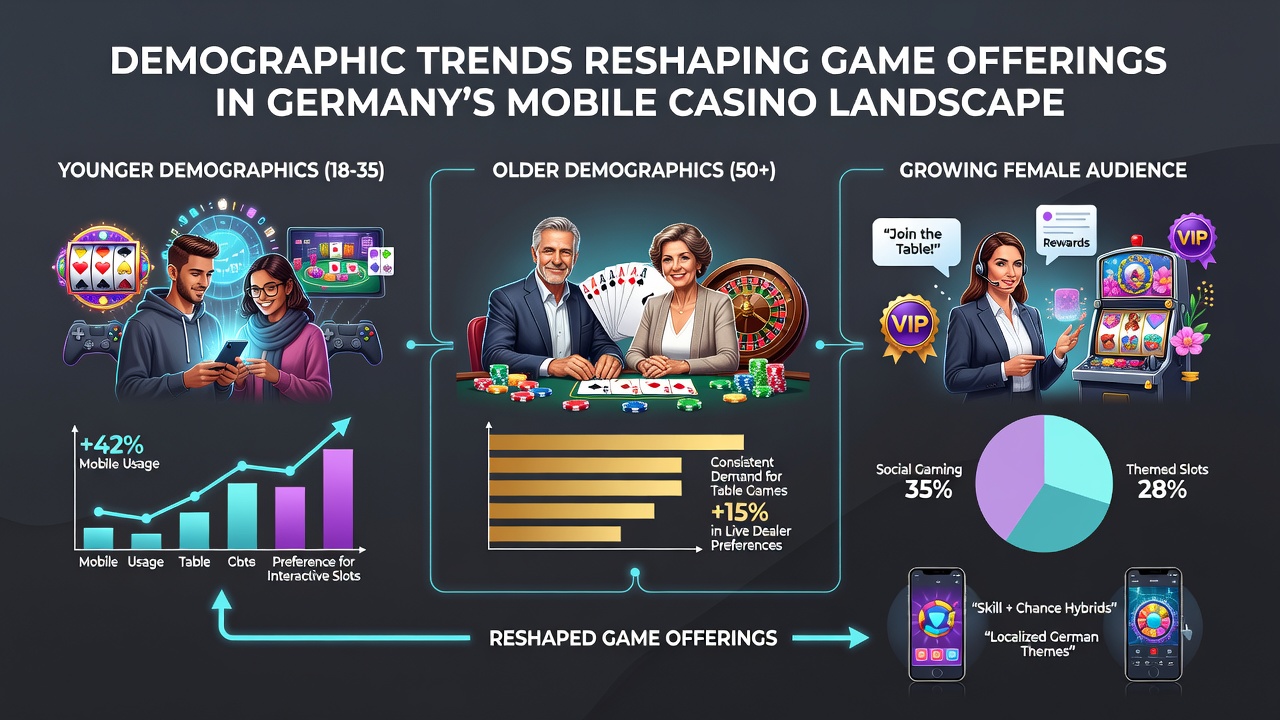 Demografische Trends in mobilen Casinos Deutschlands