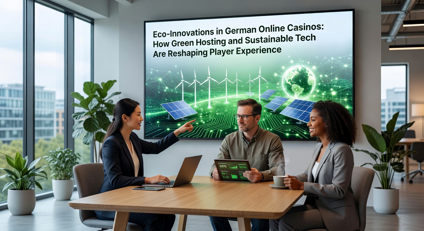 Spieler-App mit Nachhaltigkeits-Dashboard, das CO2-Einsparungen und grüne Zertifikate anzeigt