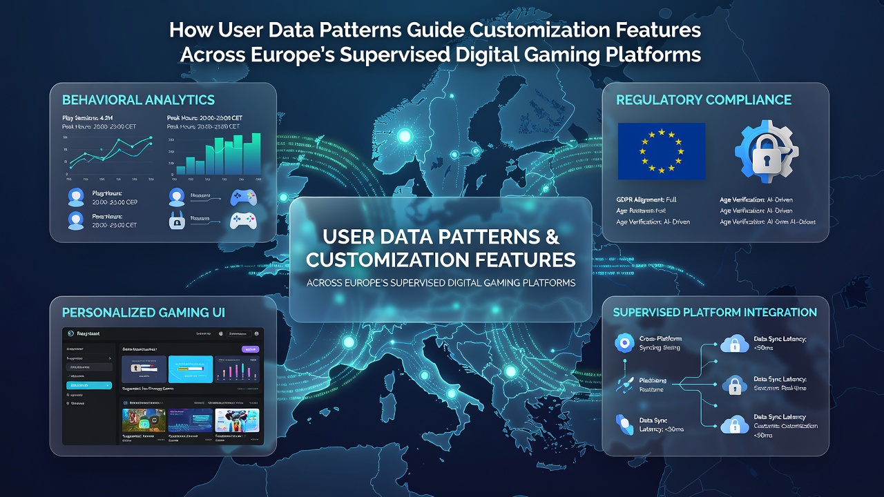 Übersicht über Datenanalysen auf europäischen Gaming-Plattformen mit Fokus auf Nutzermuster und Anpassungsfunktionen