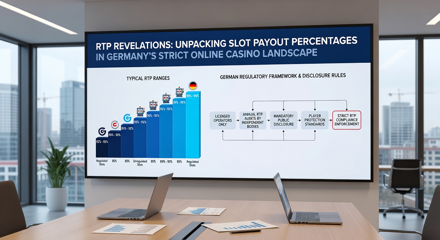 Detaillierte Tabelle mit RTP-Vergleichen verschiedener Slots in regulierten Märkten, inklusive deutscher Standards