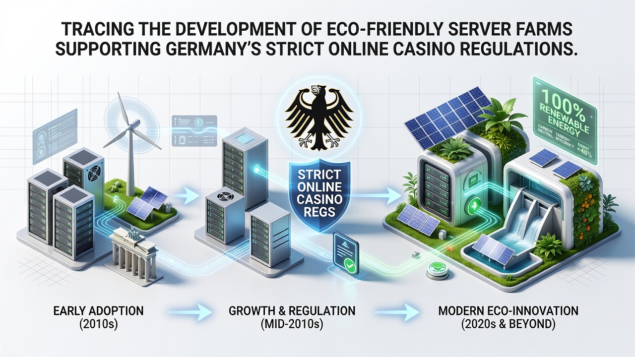 Serverfarm mit nachhaltiger Kühlung und erneuerbaren Energien in Deutschland